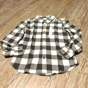 Boys Jumping Beans Flannel Button Down Shirt